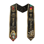 Custom Proud Mexican Graduation Stole 2026 Mexican Graduation Sash Personalized Graduation Stoles Mexico Graduation Sash