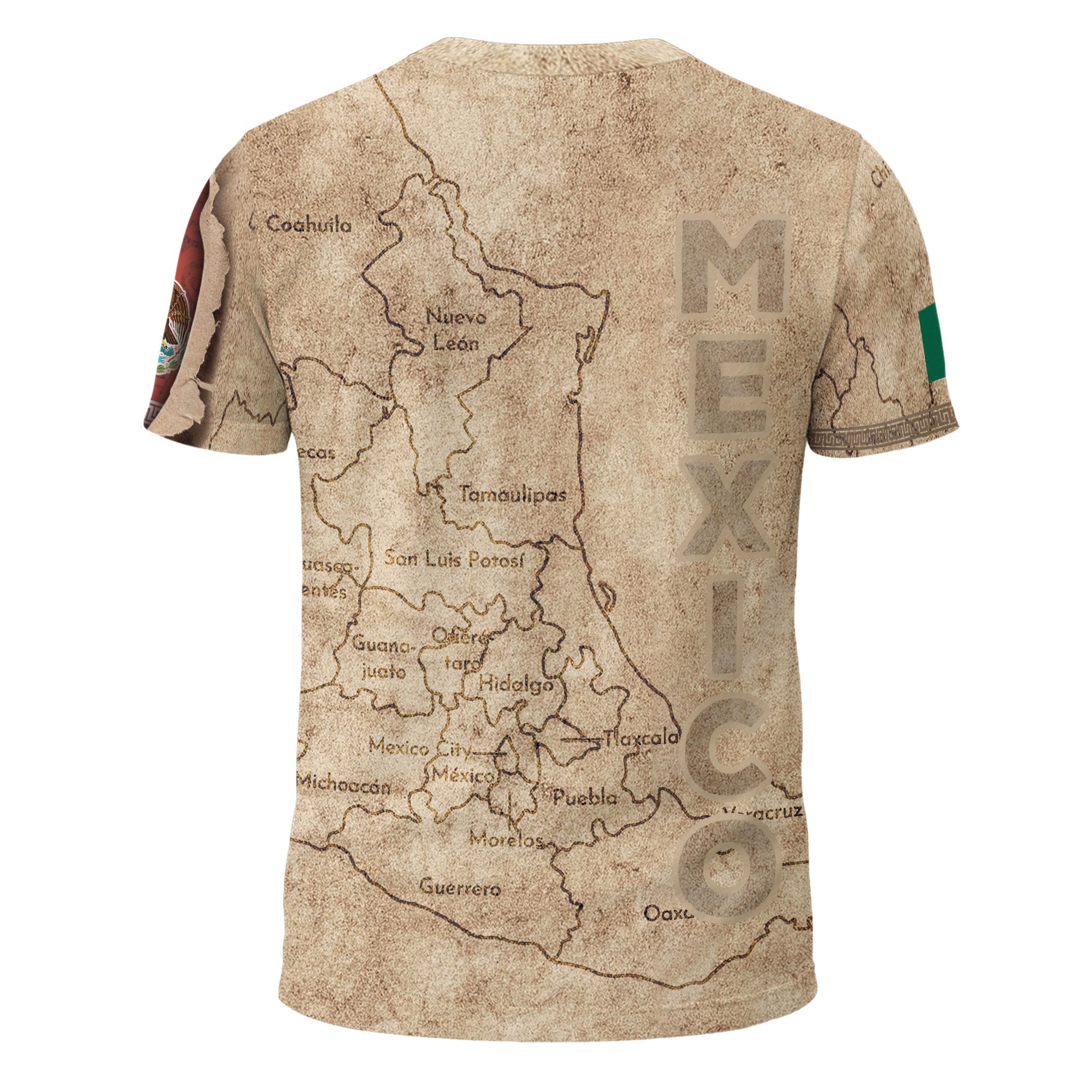 Mexico Flag Eagle Spirit Of The Nation Heritage Pride Shirt