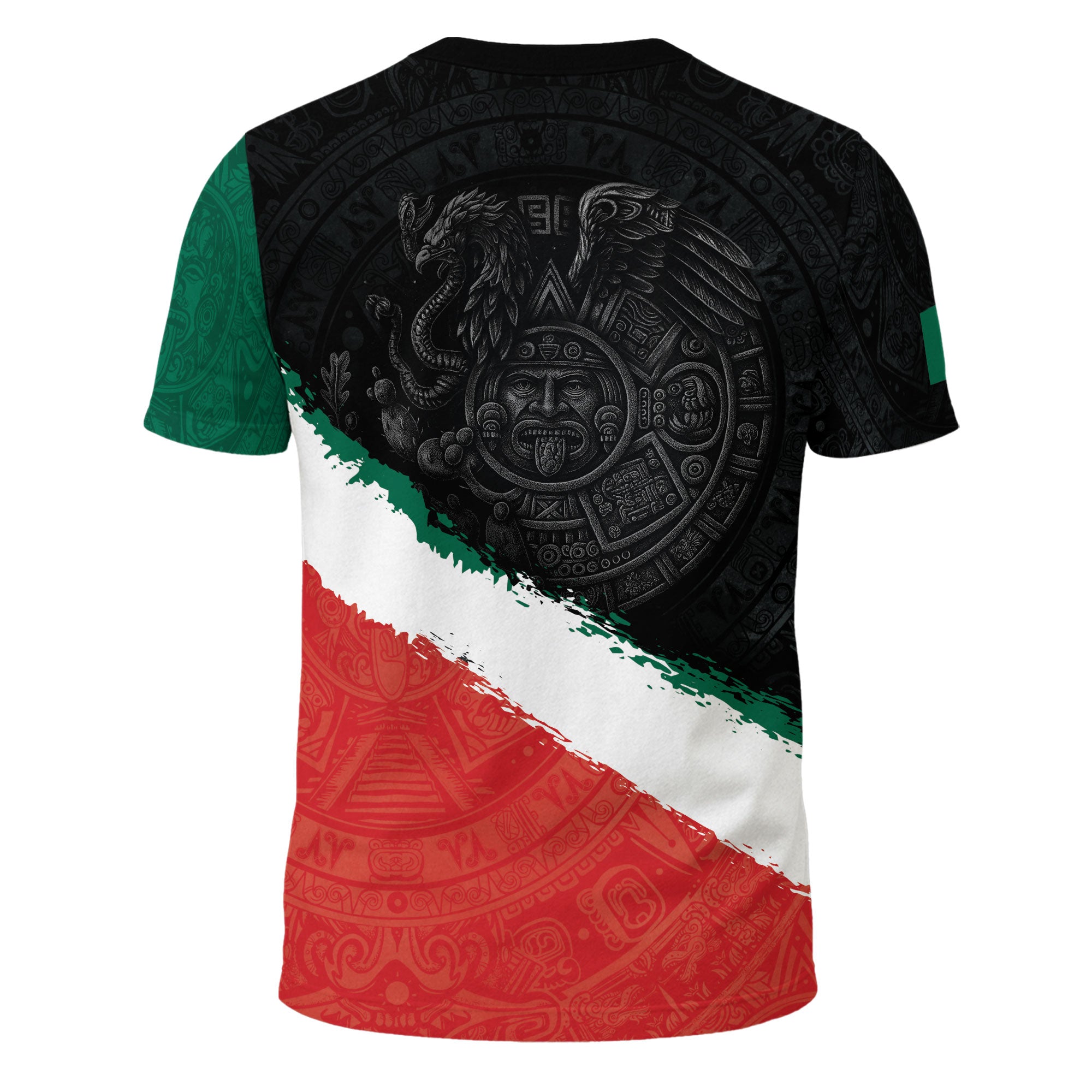 Mexico Flag Pyramid Eagle Aztec Heritage Pride Warrior Spirit Shirt