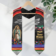 Mexico Graduation Stole 2026 for Graduate, Custom Personalized Mexican Sash