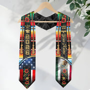 Personalized Mexico Graduation Stole 2026, Custom Mexican Sash for Class Graduate