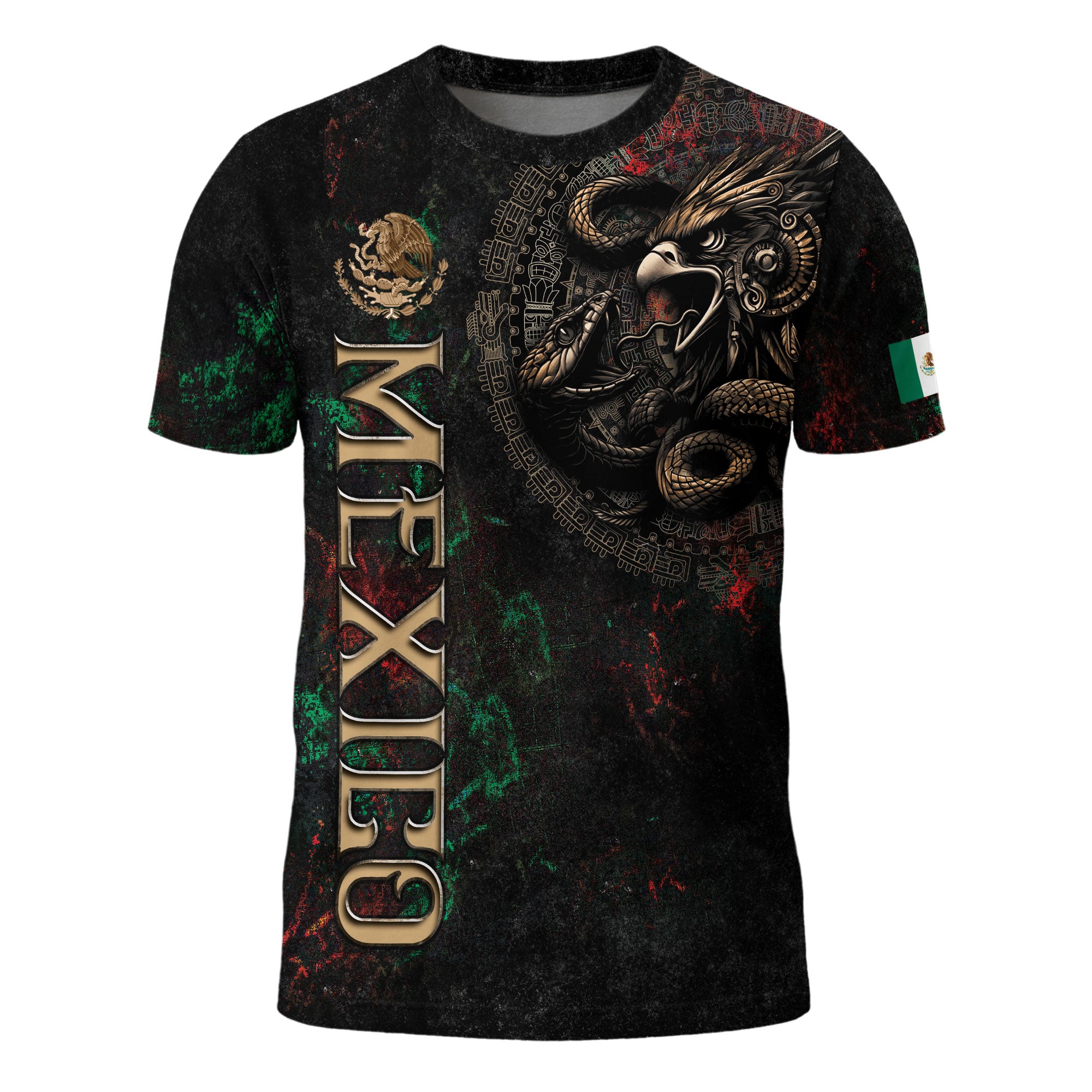 Mexico Eagle Serpent Aztec Heritage Pride Warrior Legacy Culture Shirt