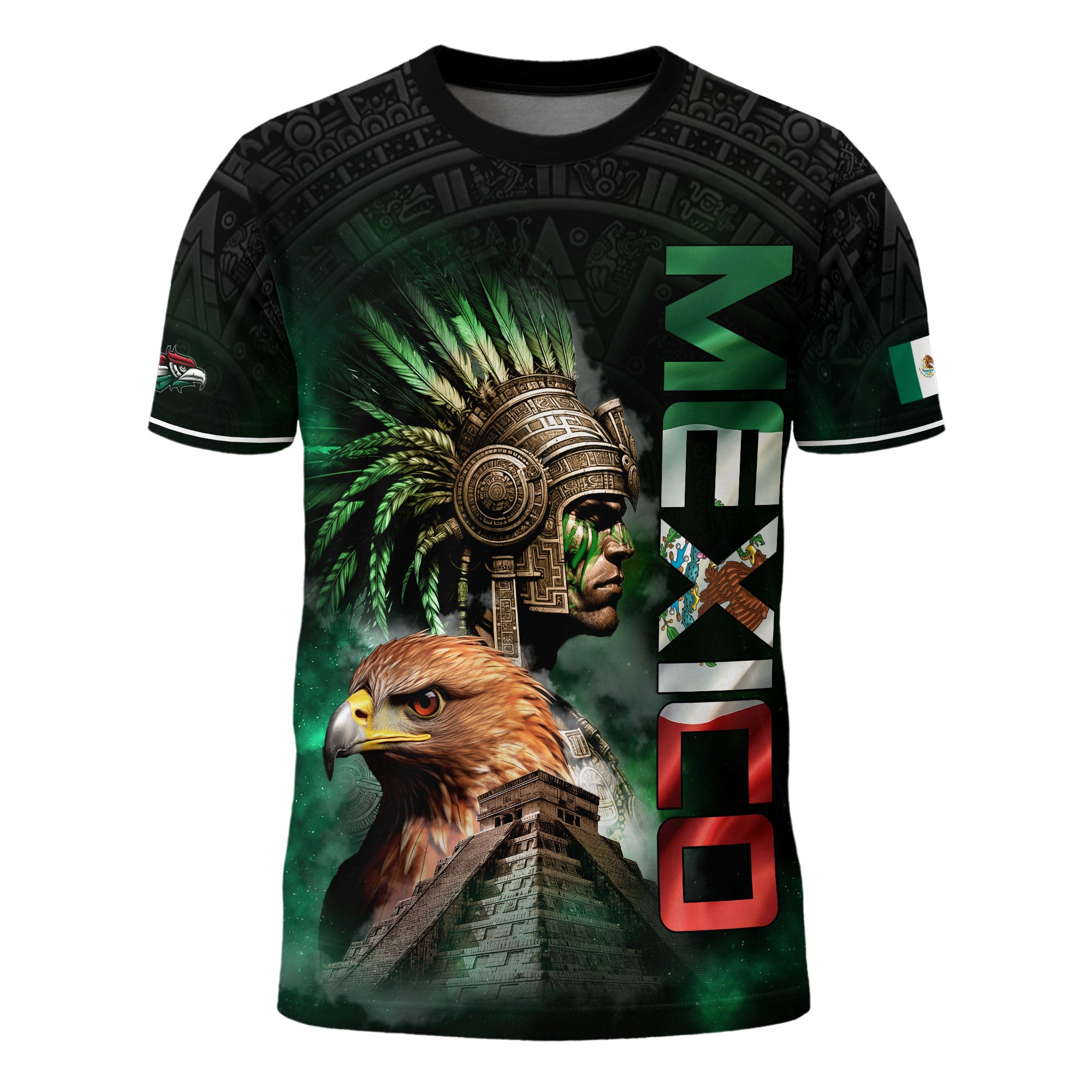 Mexico Aztec Warrior Eagle Heritage Pride Spirit Legacy Culture Shirt