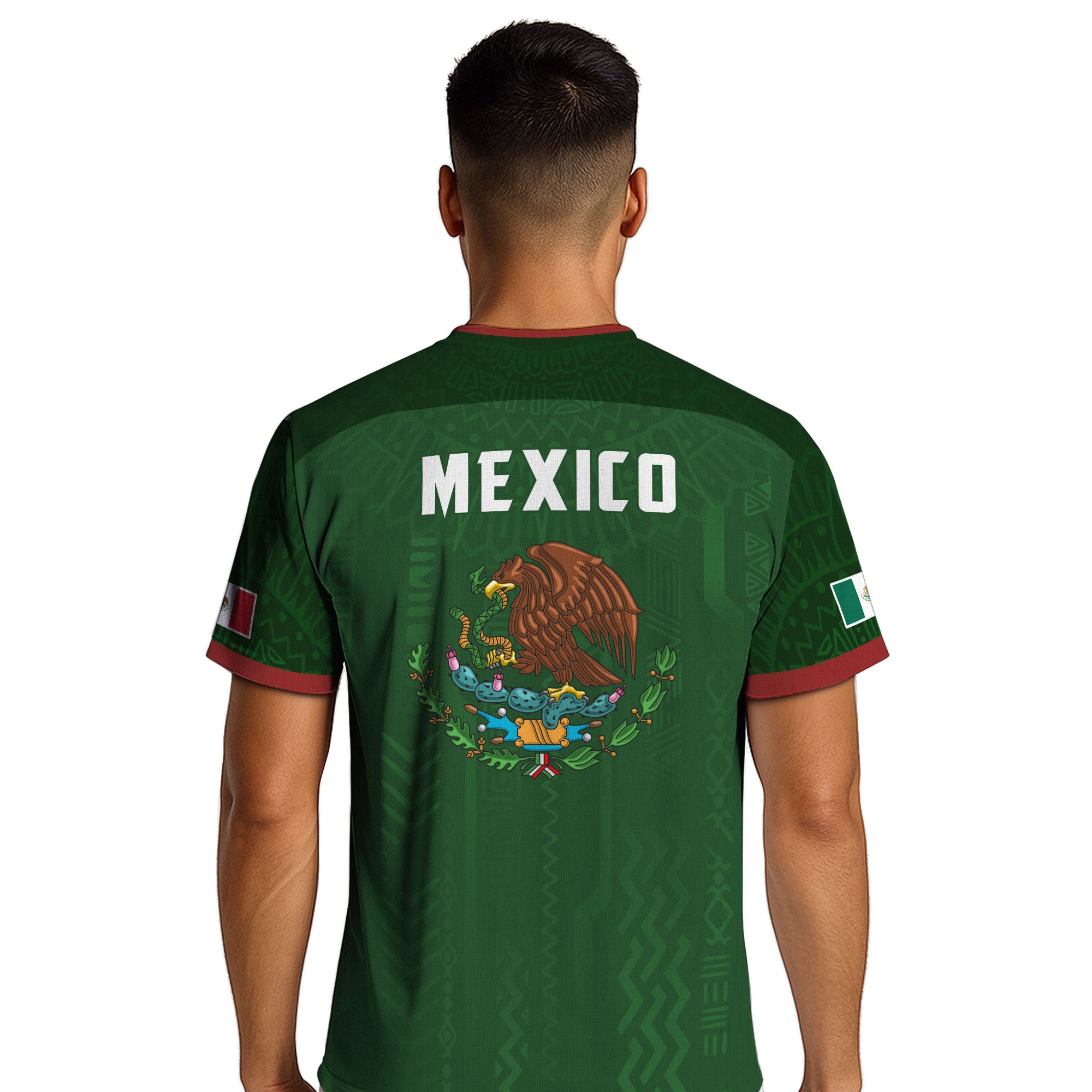 Mexico Green Heritage Soccer Jersey With National Emblem