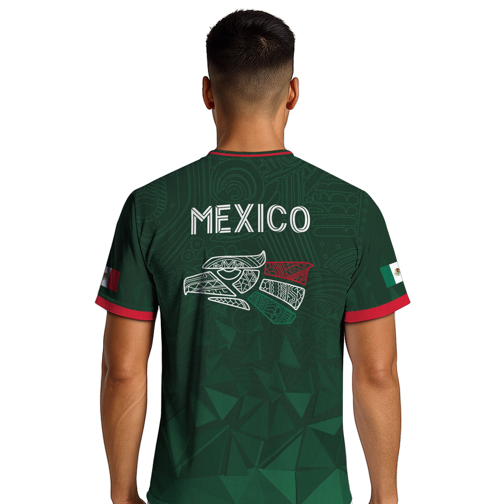Mexico Green Geometric Aztec Pride Soccer Jersey
