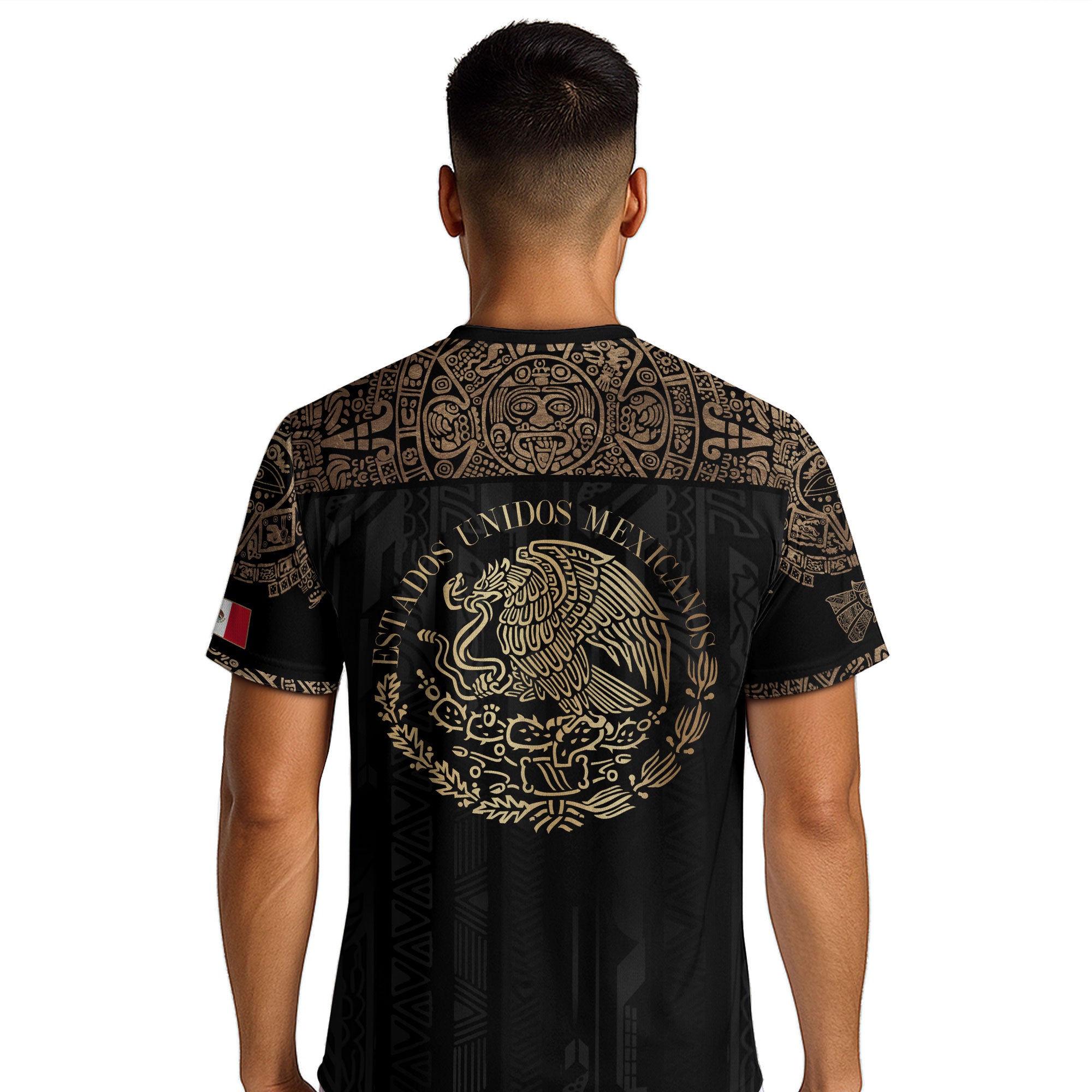 Mexico Black Eagle Aztec Heritage Soccer Jersey