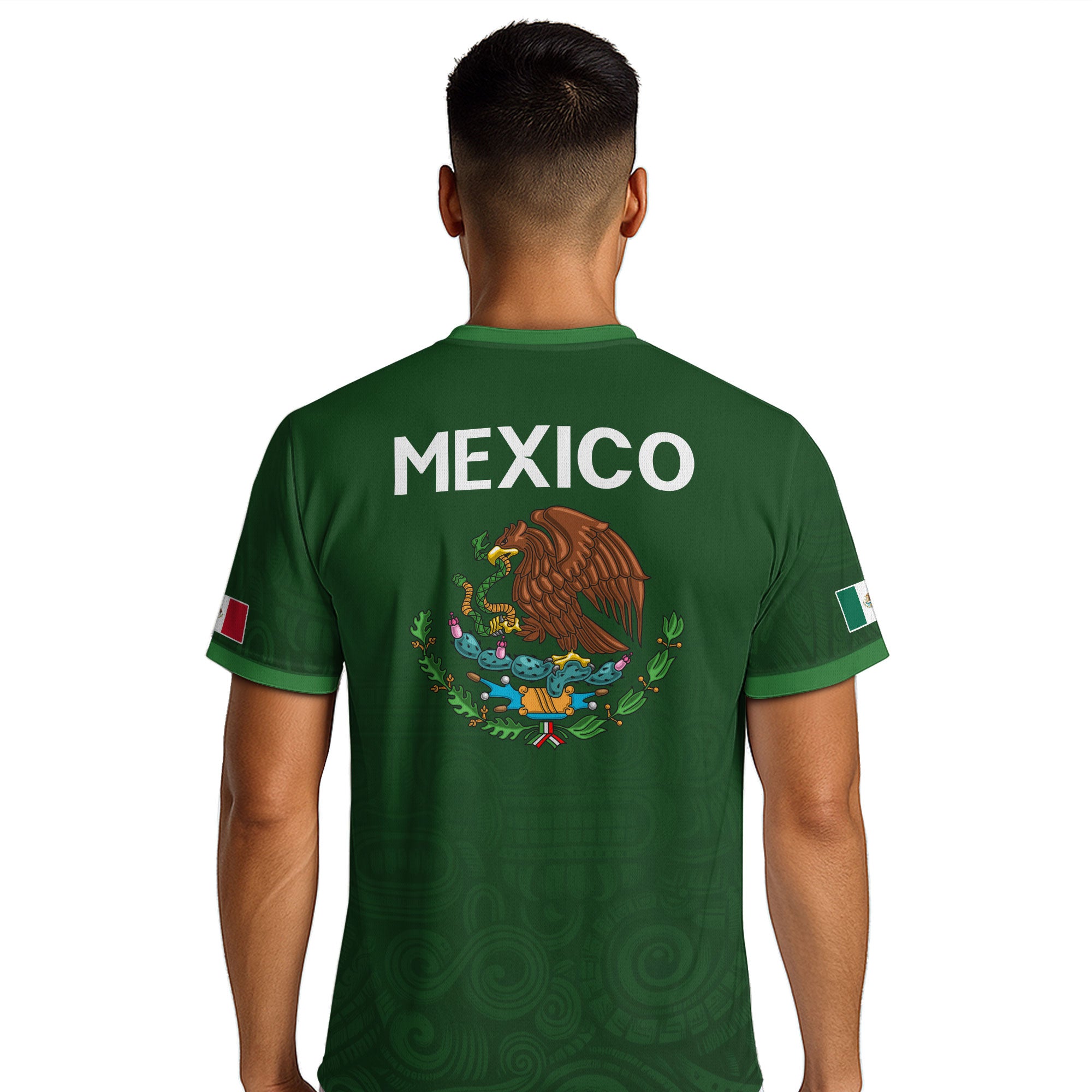 Mexico Green Eagle and Serpent National Pride Soccer Jersey