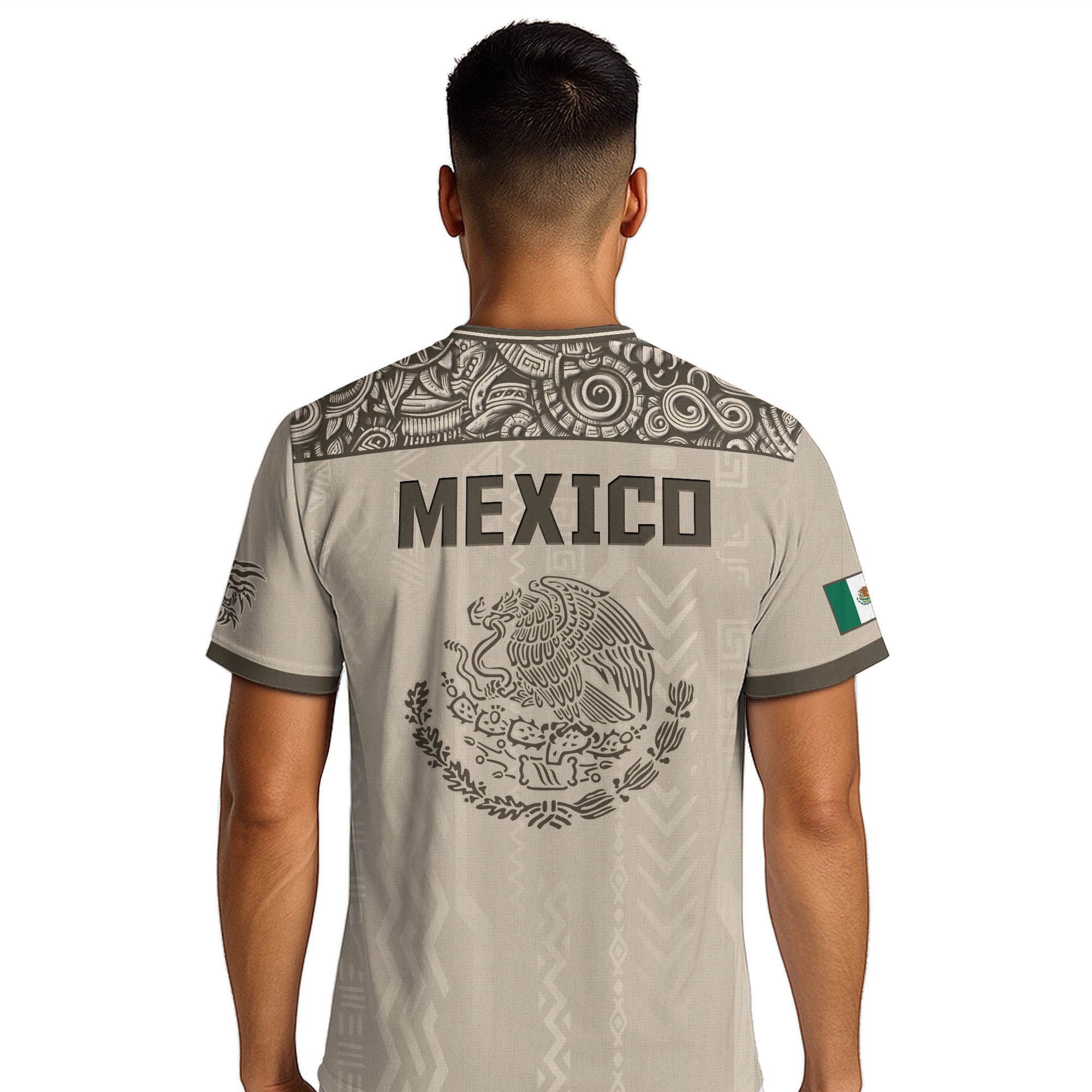 Mexico Aztec Eagle Devouring Serpent Soccer Jersey