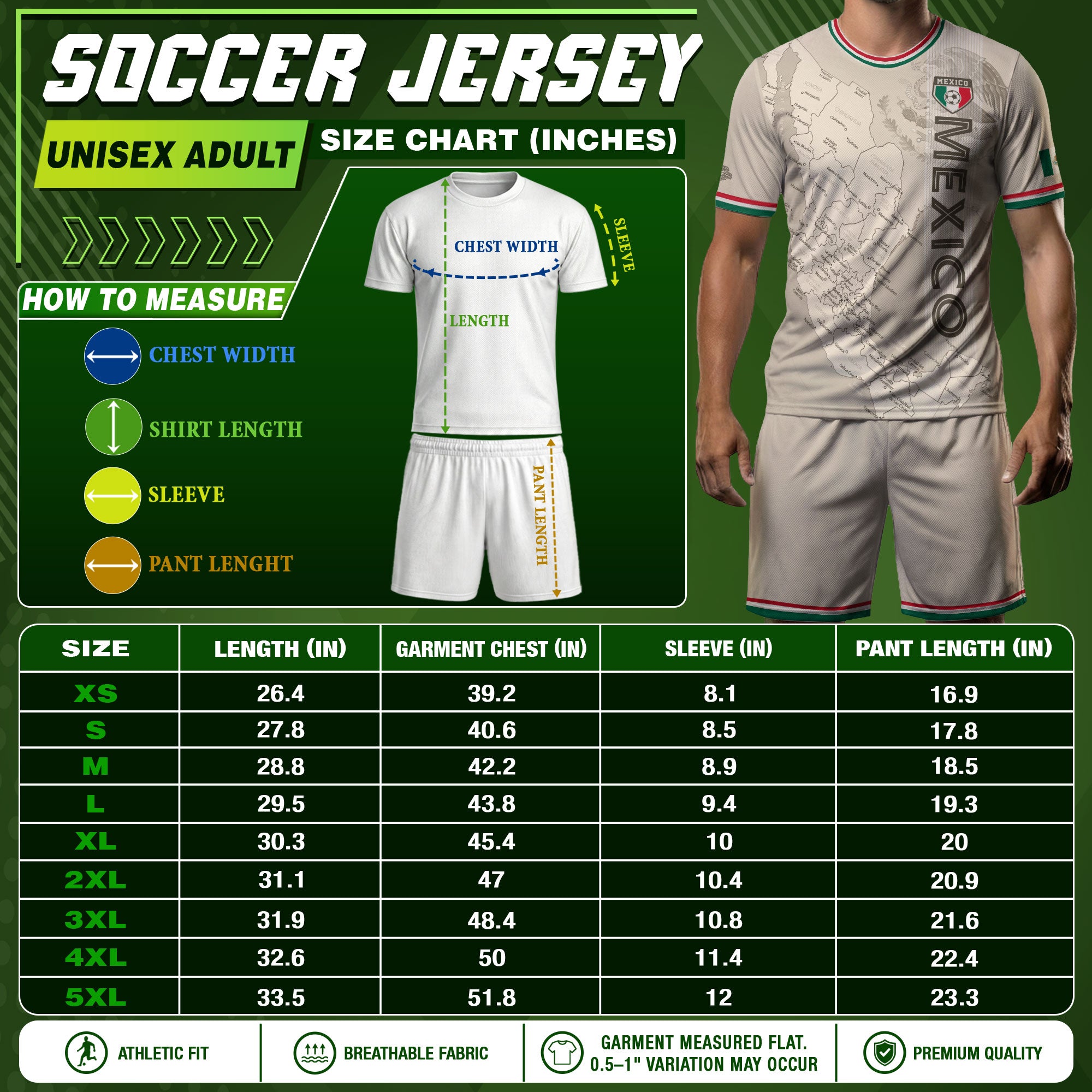 Camiseta de fútbol de México beige con diseño inspirado en el mapa