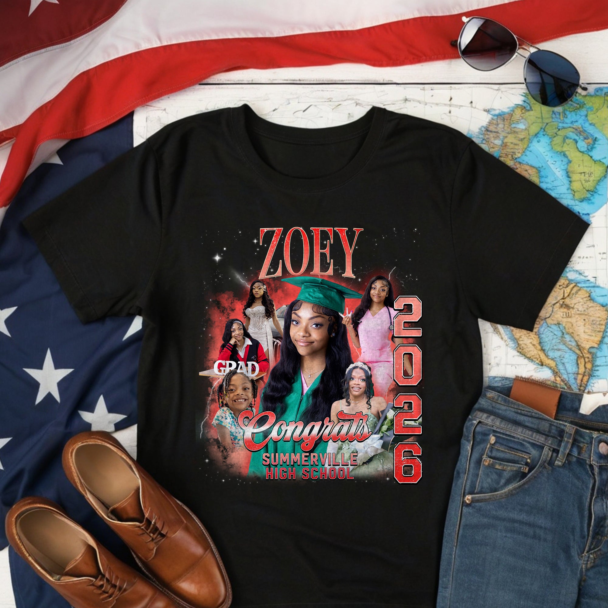 Asia Ingold Graduation Personalized T-Shirt